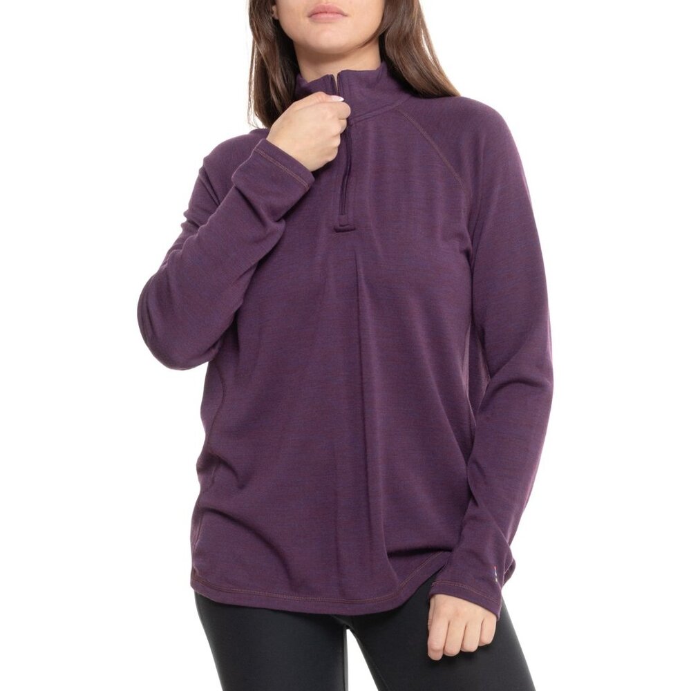 SmartWool Classic Thermal Base Layer Top - Merino Wool Women's (Size 3X) Iris